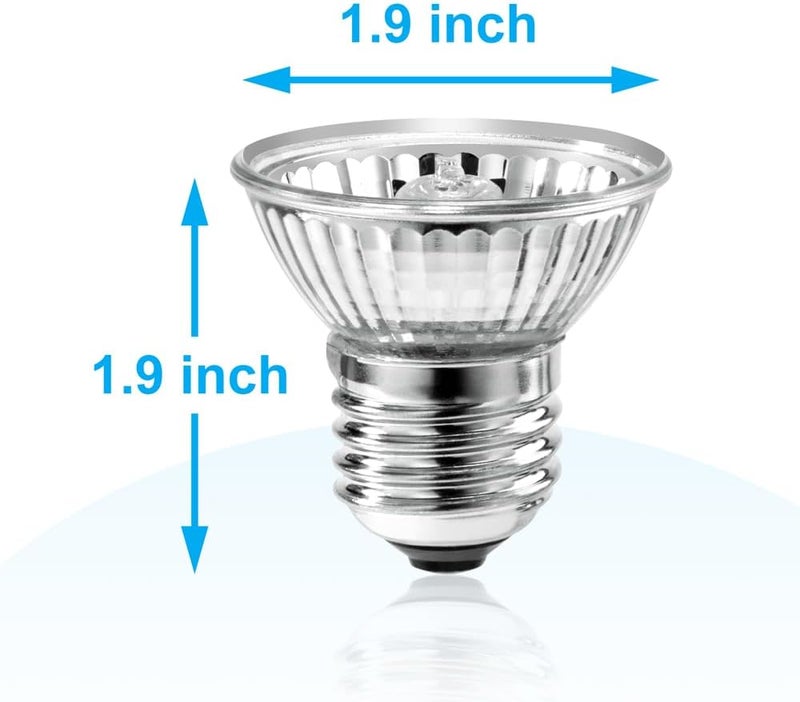 DATOO Reptile Heat Lamp Turtle Heating Light 4PCS 50W UVA UVB Heat Bulb Simulated Sunlight Basking Spot Lamp for Reptiles Lizard Amphibian Bearded Dragon Snake - Image 2